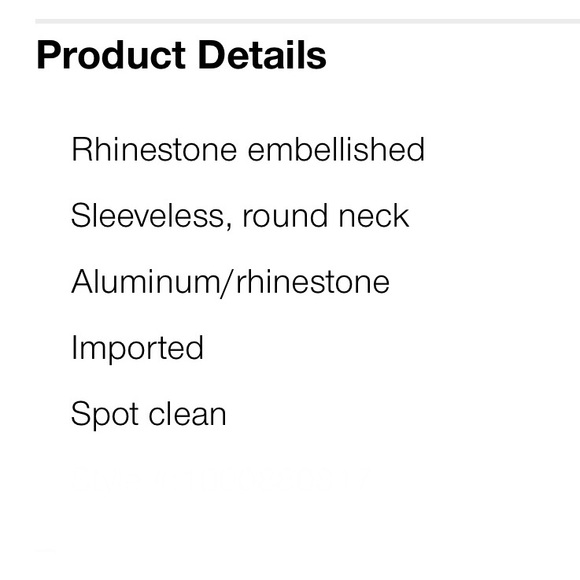 HOUSE OF HARLOW 1960 Rhinestone Vest- NEW - Picture 5 of 9